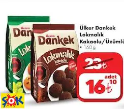 ÜLKER DANKEK LOKMALIK KAKAOLU/ÜZÜMLÜ